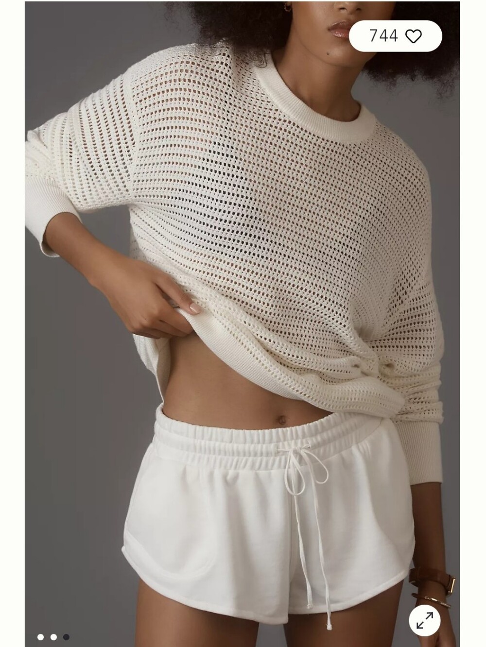 VARLEY Kershaw Open Knit Sweater